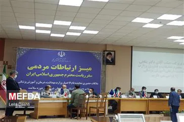 آغاز به کار میز ارتباطات مردمی سفر ریاست جمهوری به استان آذربایجان شرقی در دانشگاه علوم پزشکی تبریز
